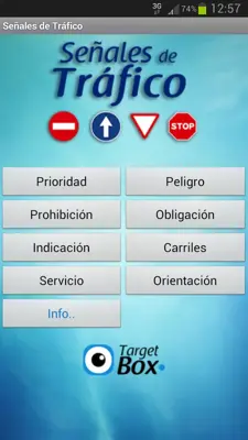 Señales de Tráfico android App screenshot 2